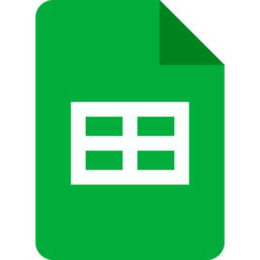 Google Sheets integration logo